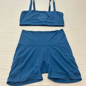 Gymshark Blue Crop Top